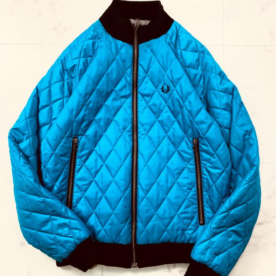 フレッドペリー リバーシブル キルティング ブルゾン 刺繍ロゴ