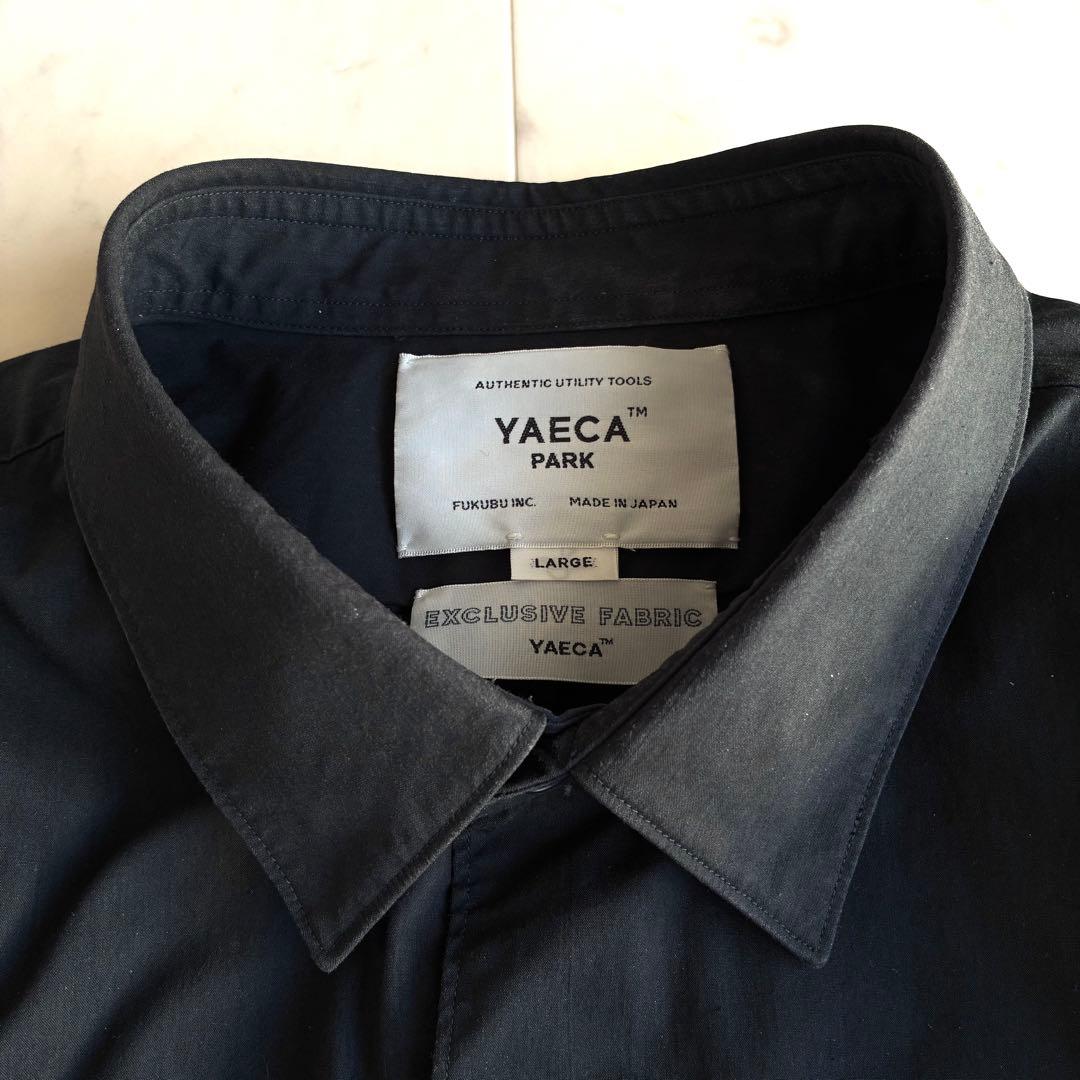YAECA ヤエカ 長袖シャツ オーバーサイズ ブラック メンズ Lサイズ