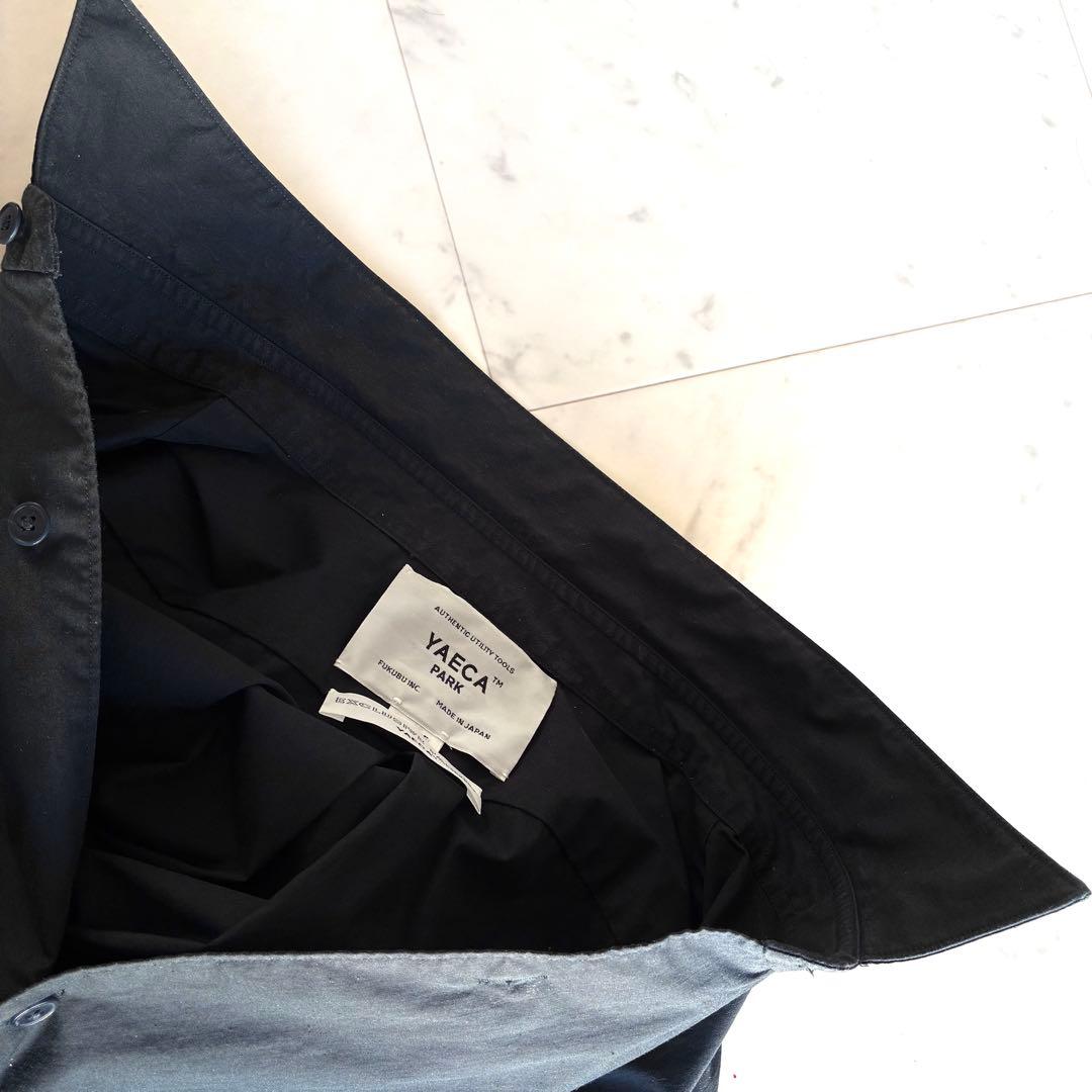 YAECA ヤエカ 長袖シャツ オーバーサイズ ブラック メンズ Lサイズ