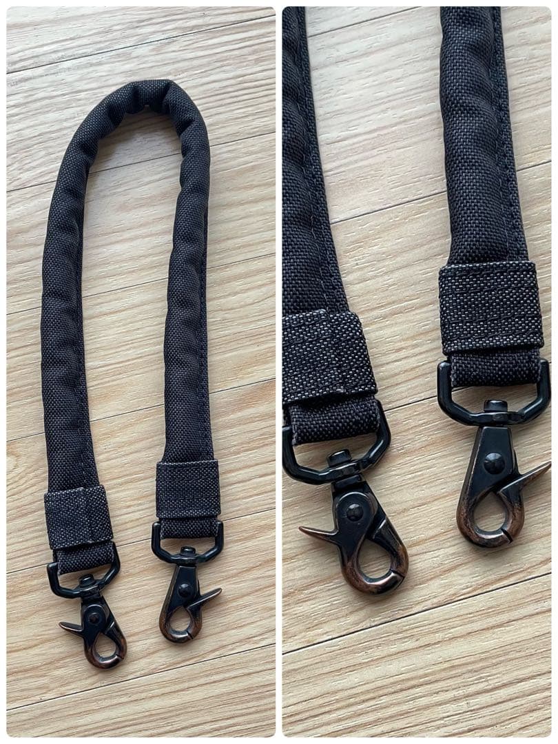 美品 ポーター スモーキー ブラック ハンドバッグ ショルダーバッグ ポーチ