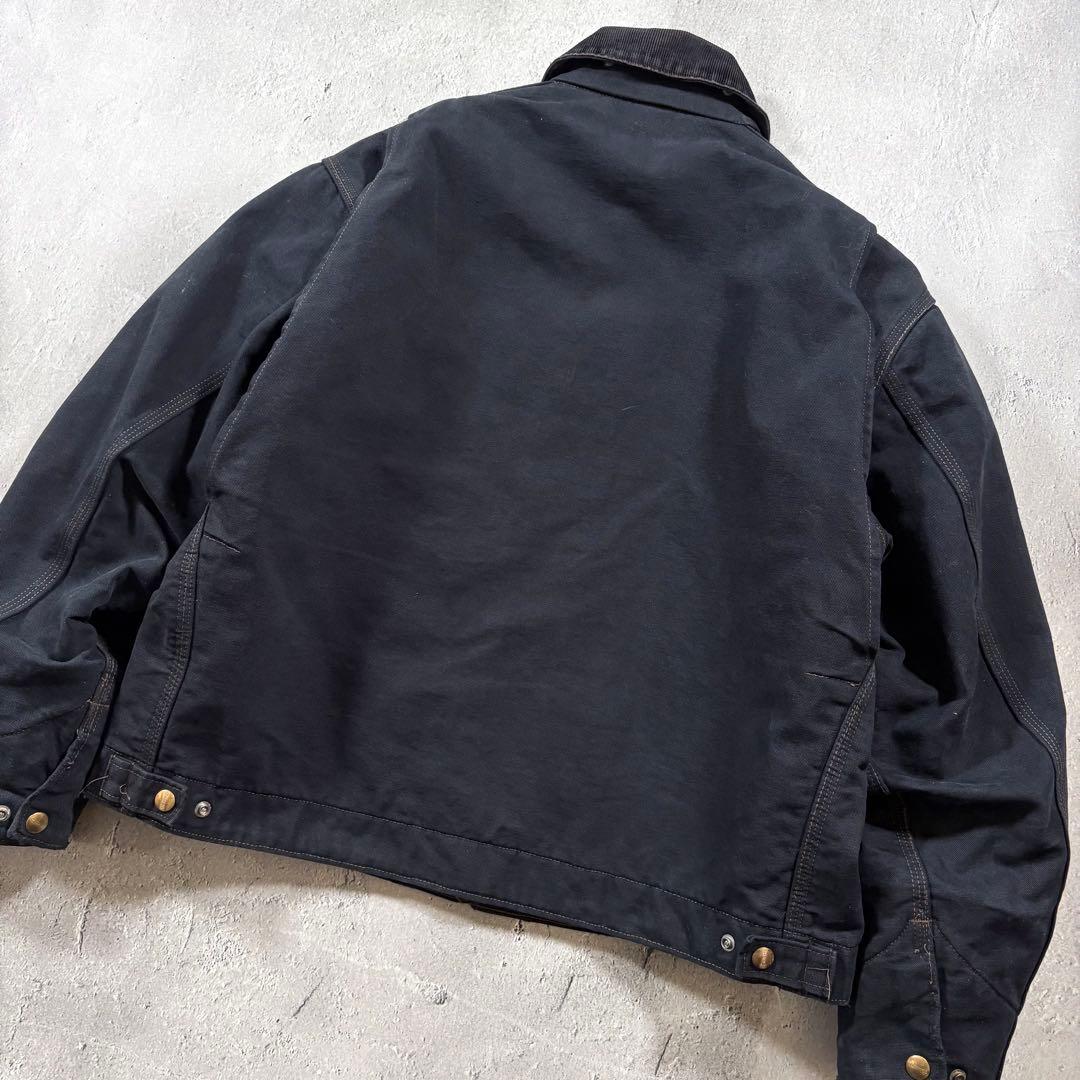 ジャケット・アウター Carhartt Detroit Jacket Black Over Dye