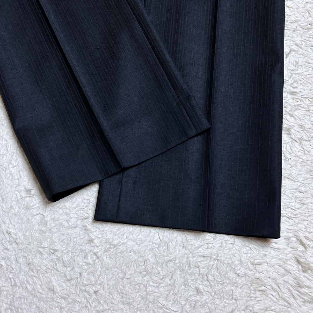 極美品/アイシービー　パンツセットアップ　ストライプ　フォーマル　11号