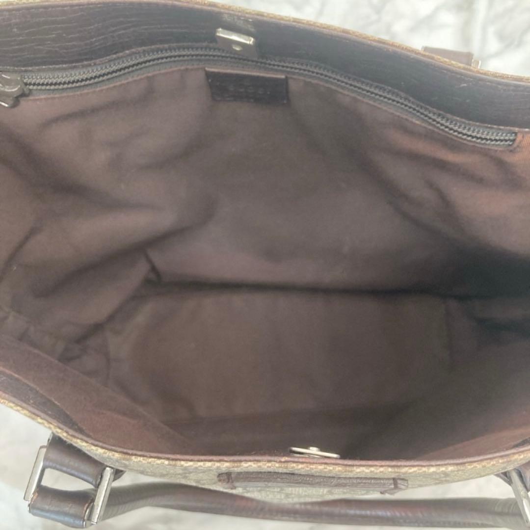 希少品 GUCCI グッチ トートバッグ A4 ハンド ビジメンズ 大容量