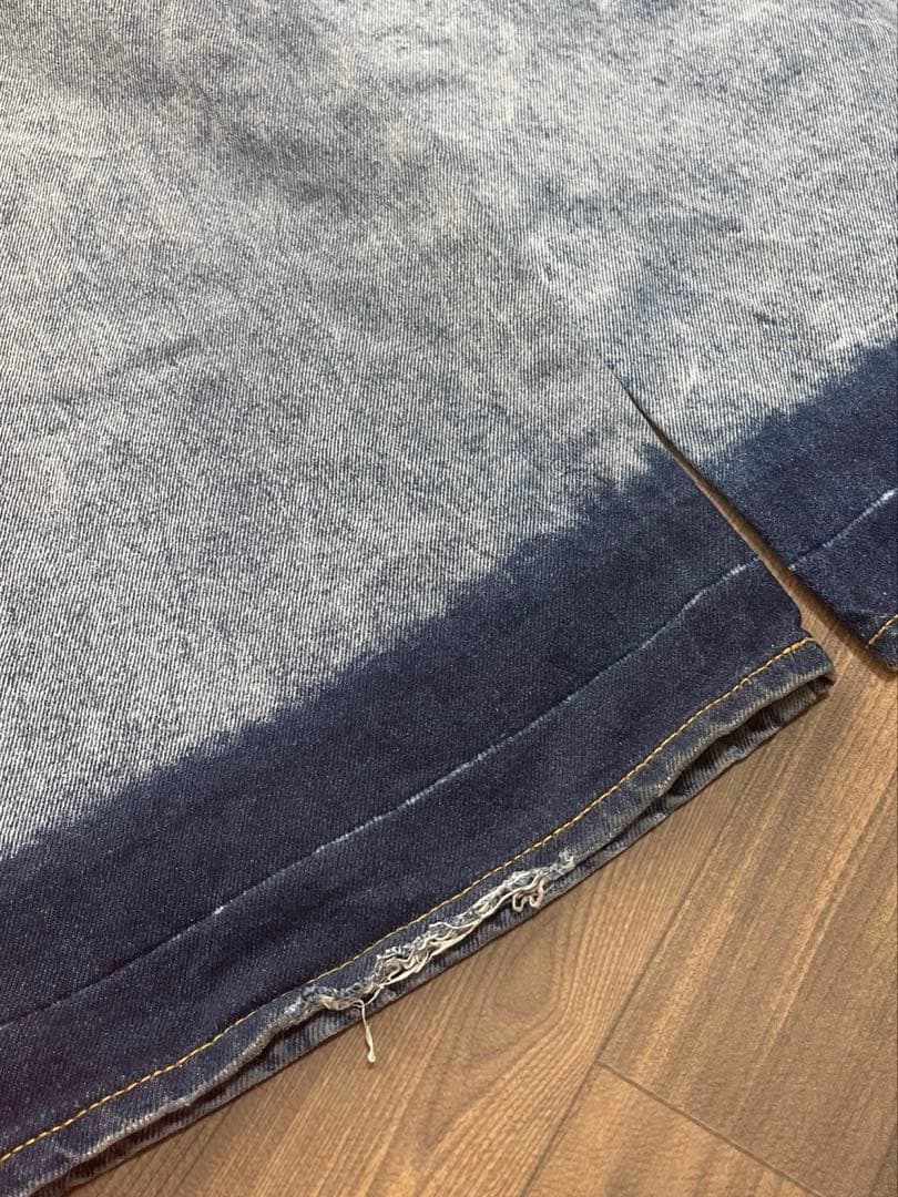 イナフライトブルー ストレートデニム ハイウエスト