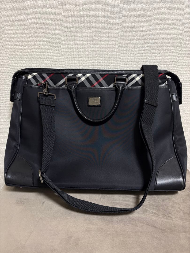 BURBERRY バーバリー ブラック ビジネスバッグ