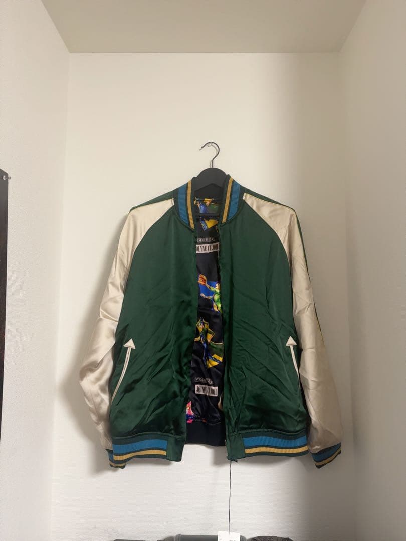 ね*す様 glamb × ストーンオーシャン 徐倫 スカジャン グリーン L