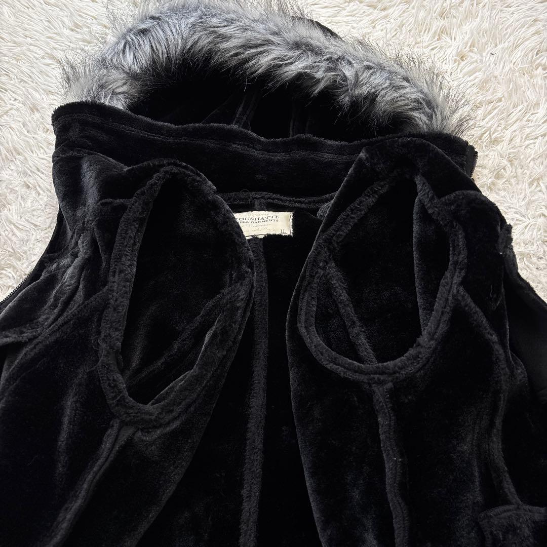 ジャケット・アウター 00s y2k ROUSHATTE fur mouton suede LL