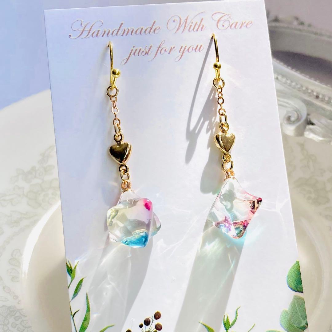 青山葵/レジンピアス20点