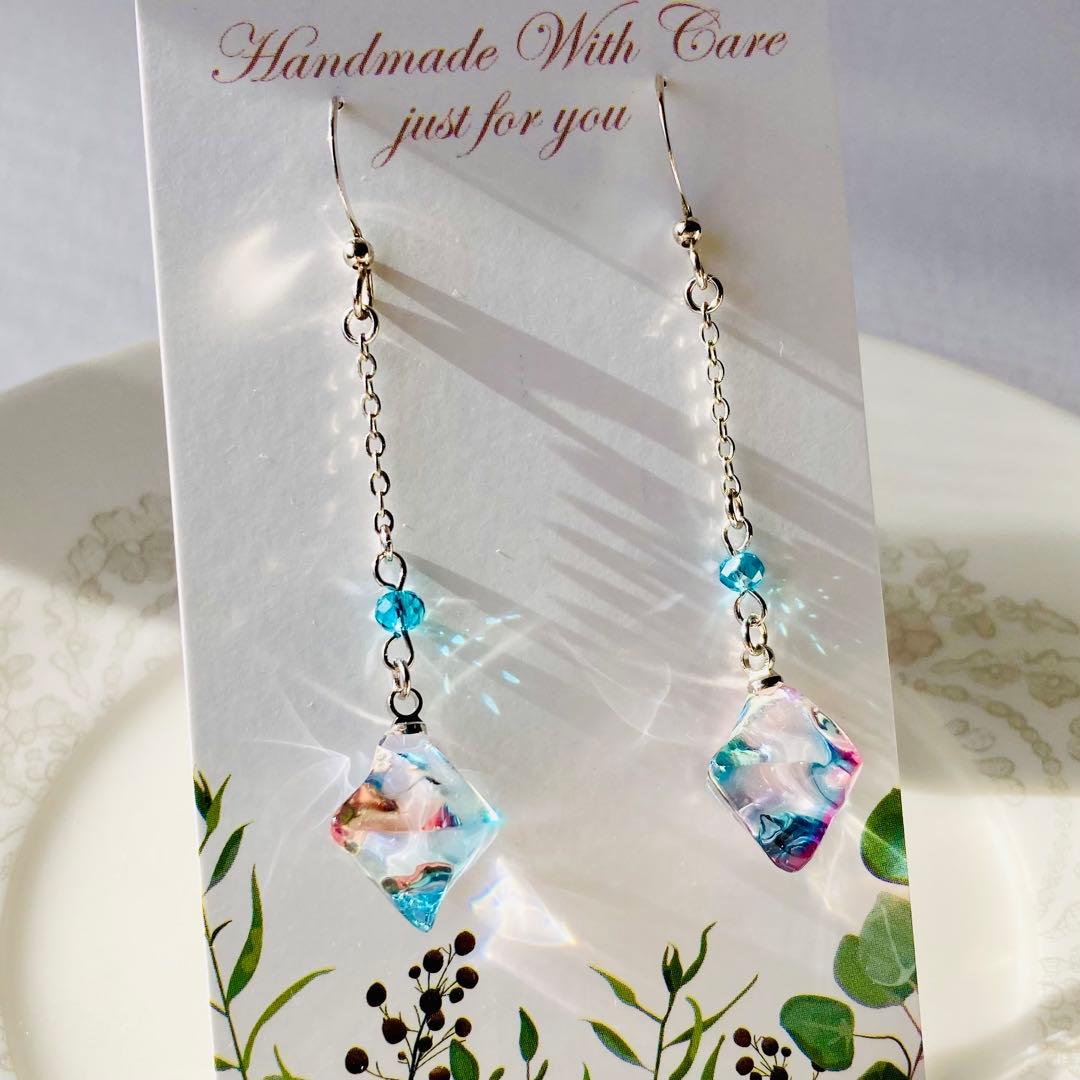 青山葵/レジンピアス20点