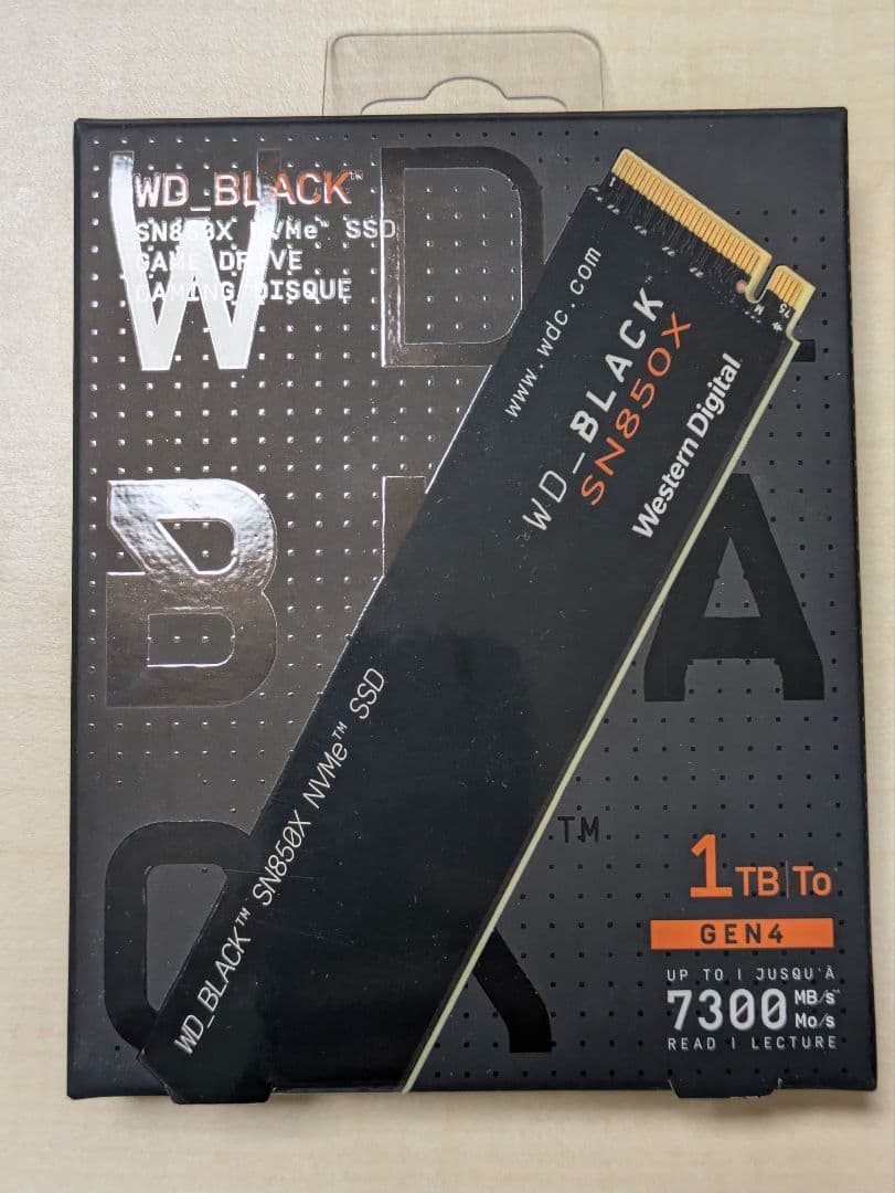 内蔵型SSD WD_BLACK SN850X 1TB