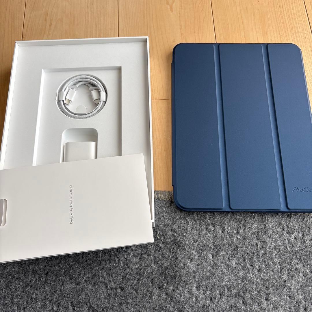 iPad (第11世代) A16 128GB Wi-Fi ケース、保護ガラス付き