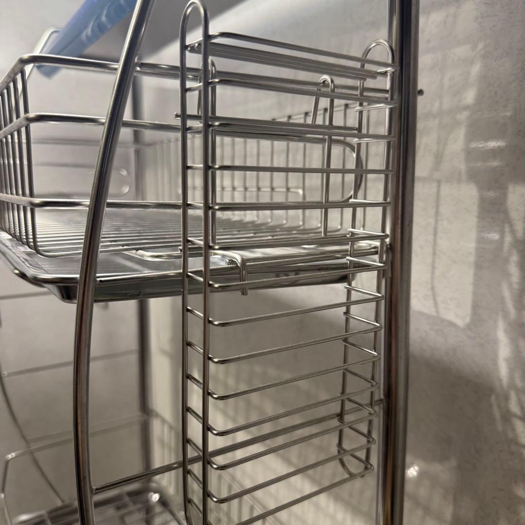 【美品】 燕三条 水切りラック ステンレス フルセット