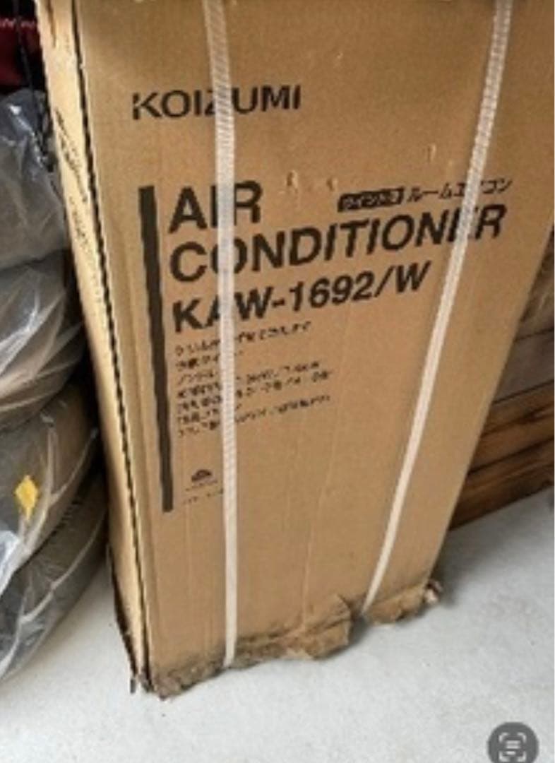 新品未開封！KOIZUMI 窓用エアコン KAW-1692/W②