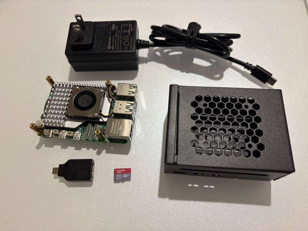 Raspberry Pi 5 8GBのセット