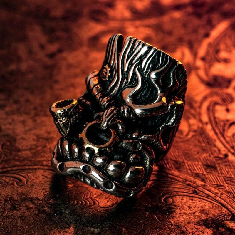 未使用品 パンチャーニューサッグリング w/ブラスビッグシガー＆Sギアロゴ＆ギア