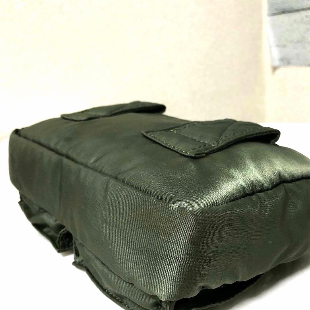 極美品✨ポーター タンカー ミニショルダーバッグ ウォレット セージ 吉田カバン