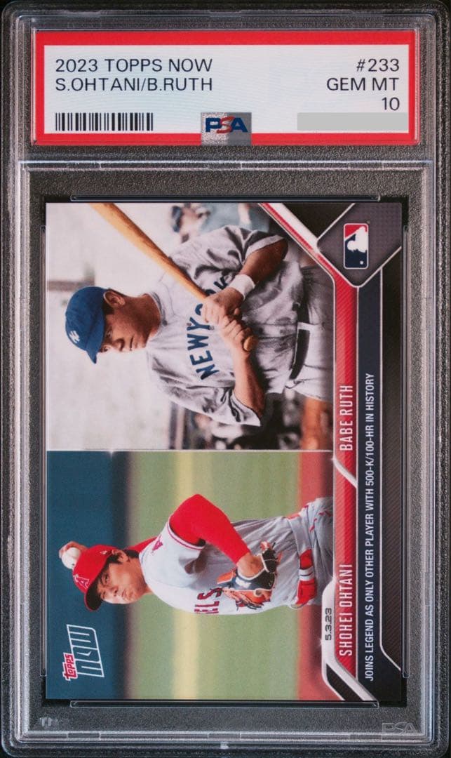PSA10 鑑定済 Topps now MLB 大谷翔平 カード 233