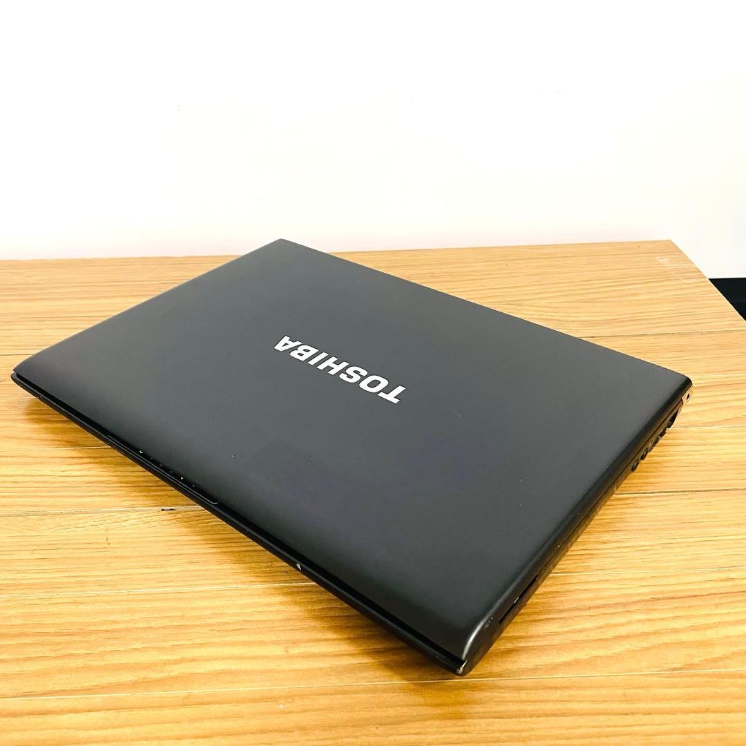 爆安ブラック東芝ノートPC SSDメモリ8ギガwin11 オフィス