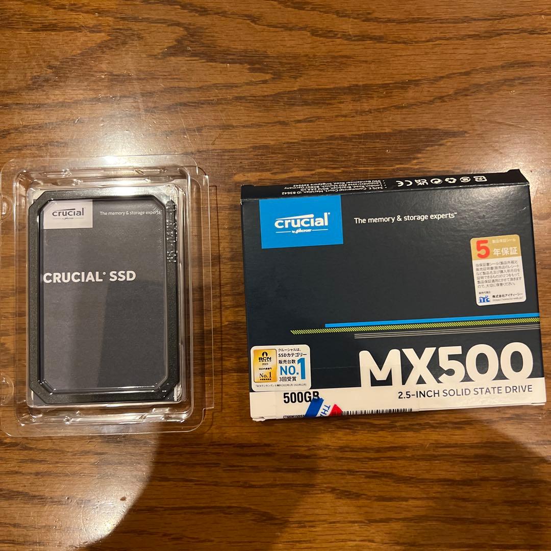 crucial MX500 2.5インチ SSD 500GB