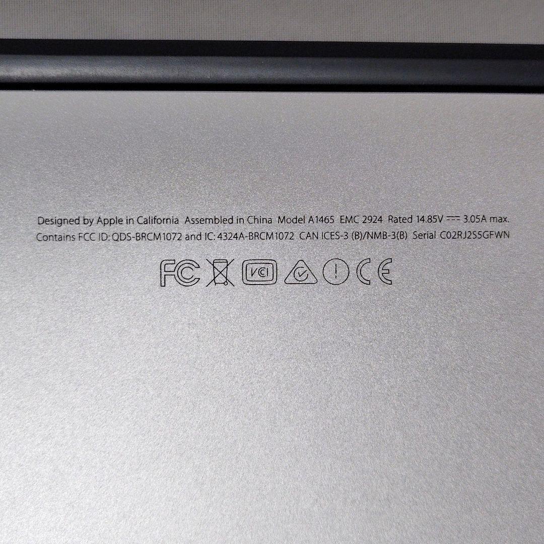 MacBook Air A1465 11インチ 2015 本体のみ 初期化済