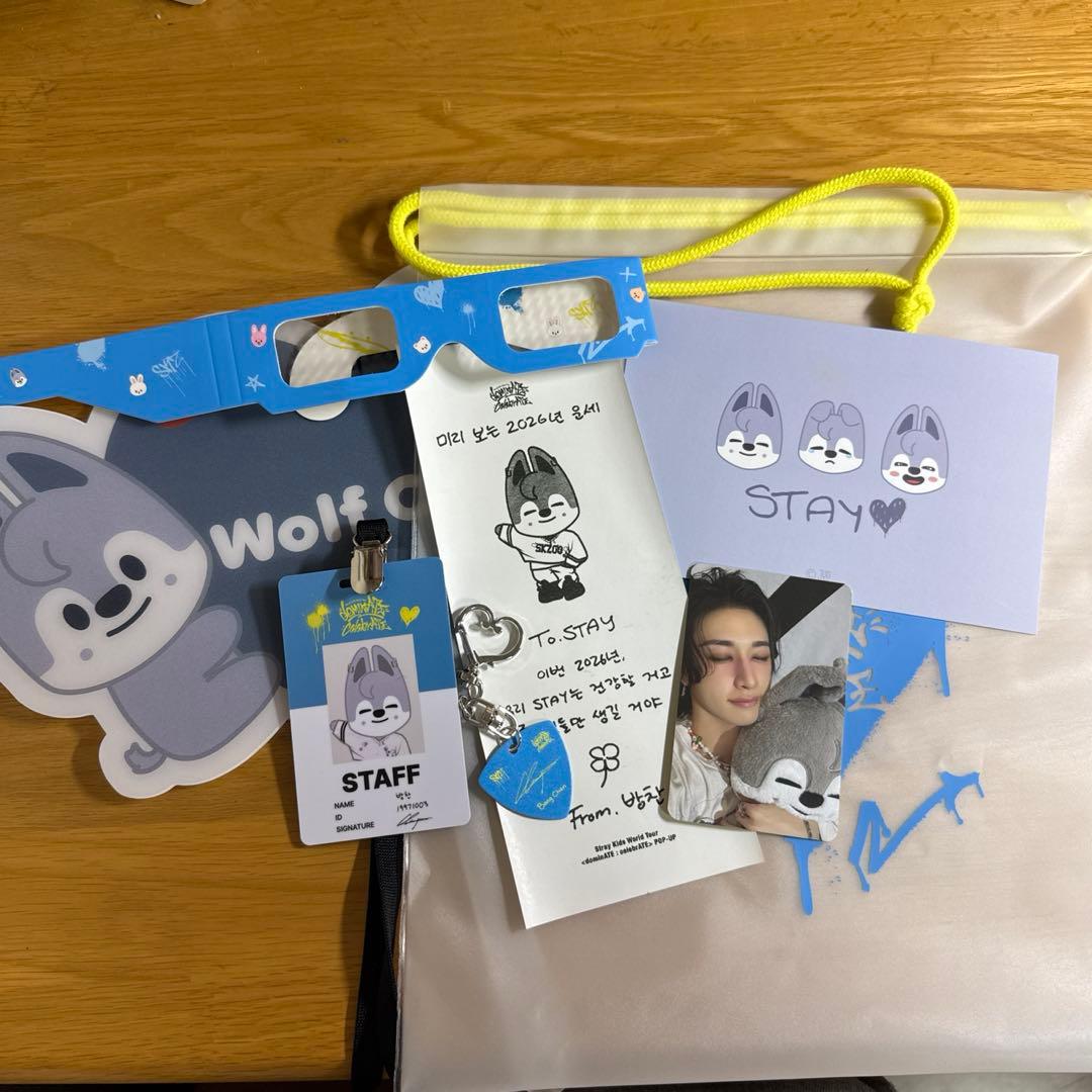 StrayKids スキズ ポップアップ バンチャン ウルフチャン ピック