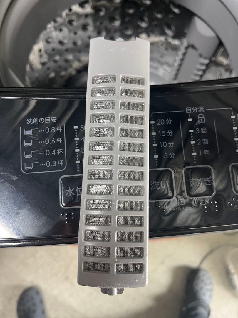 女性オーナー！ニトリ 洗濯機 6kg NTR60 BK2022年T