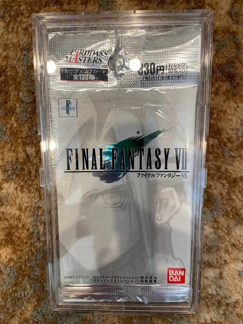 新品　未開封　カード　パック　ファイナルファンタジー7 FF7