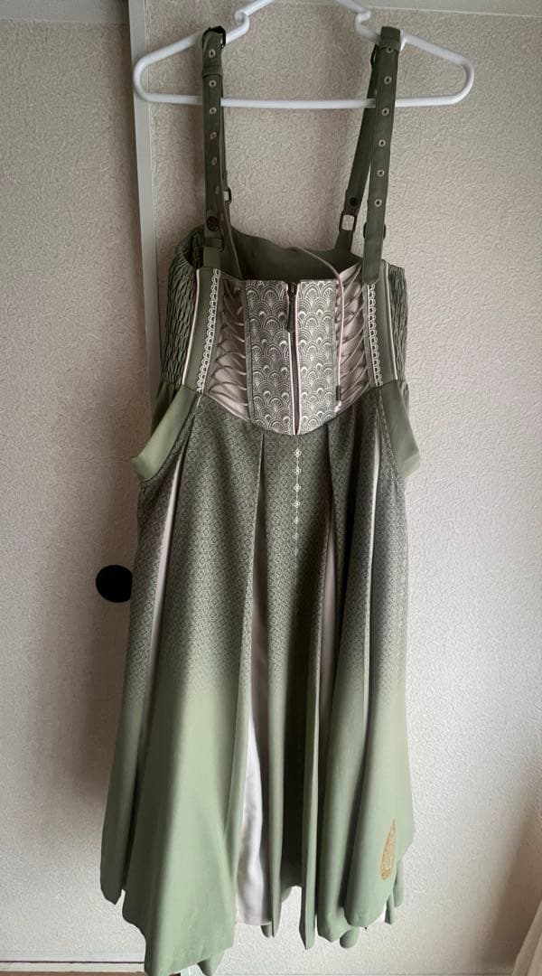 ozzon 巫女風袴スカート グリーン