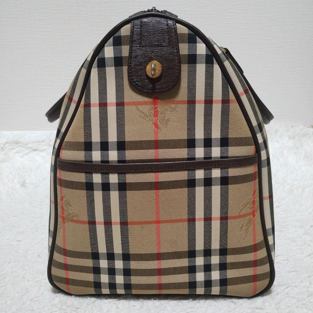Burberry バーバリー ボストンバッグ 旅行バッグ ホースロゴ