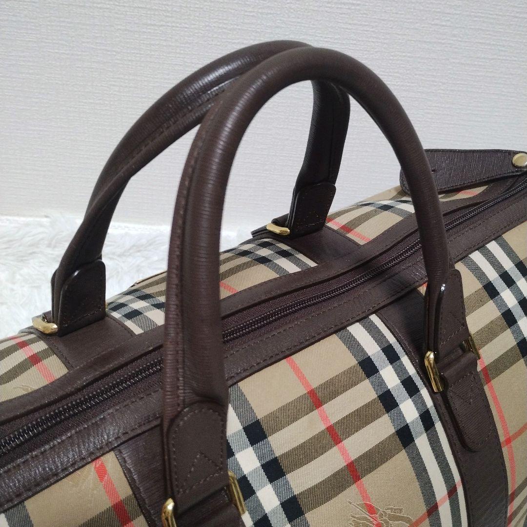 Burberry バーバリー ボストンバッグ 旅行バッグ ホースロゴ