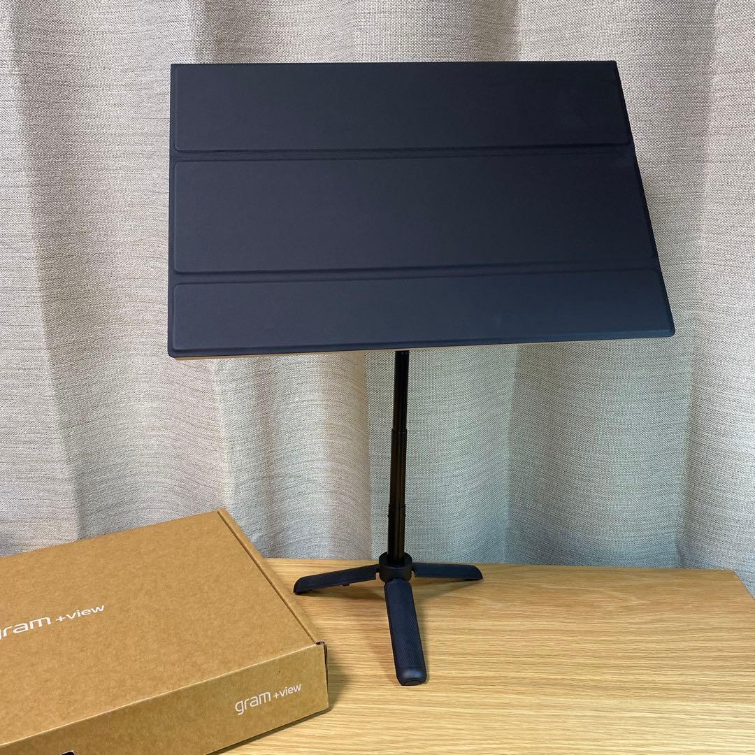 LGモバイルモニター gram +view 16MQ70 スタンドDIY