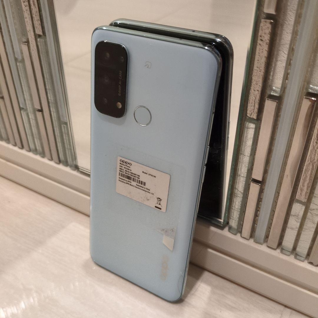 OPPO スマートフォン ライトブルー