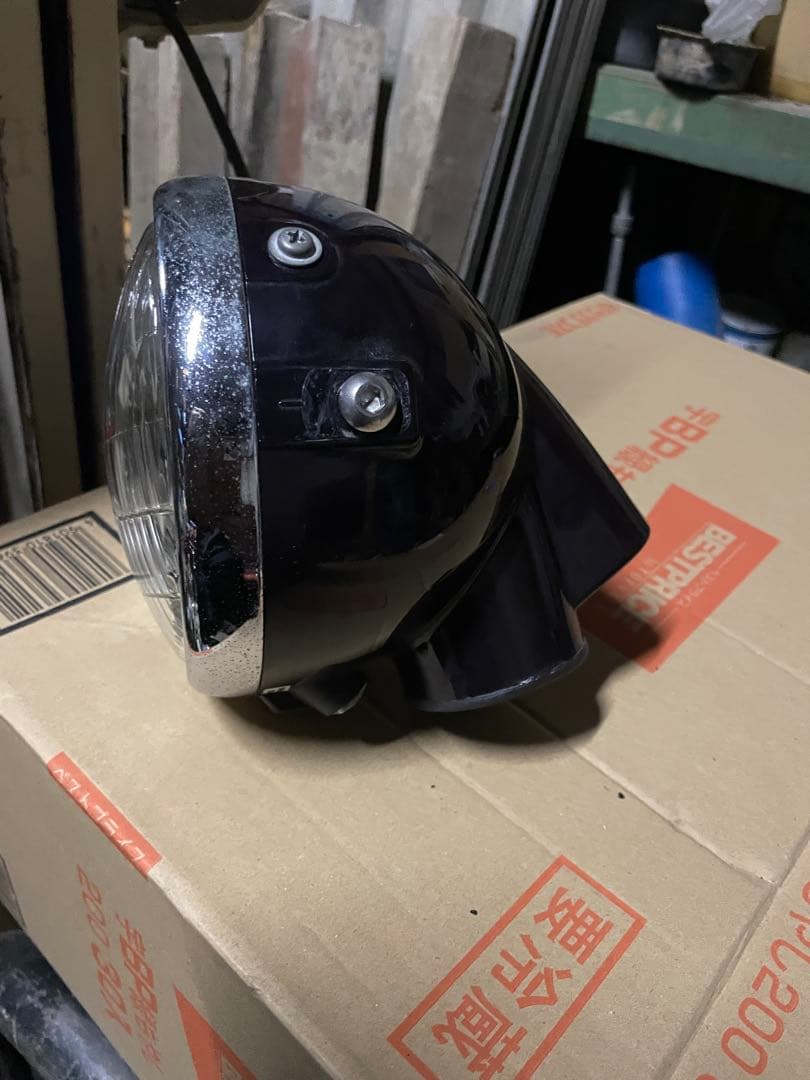 5ℓモンキー純正ヘッドライト　パープル