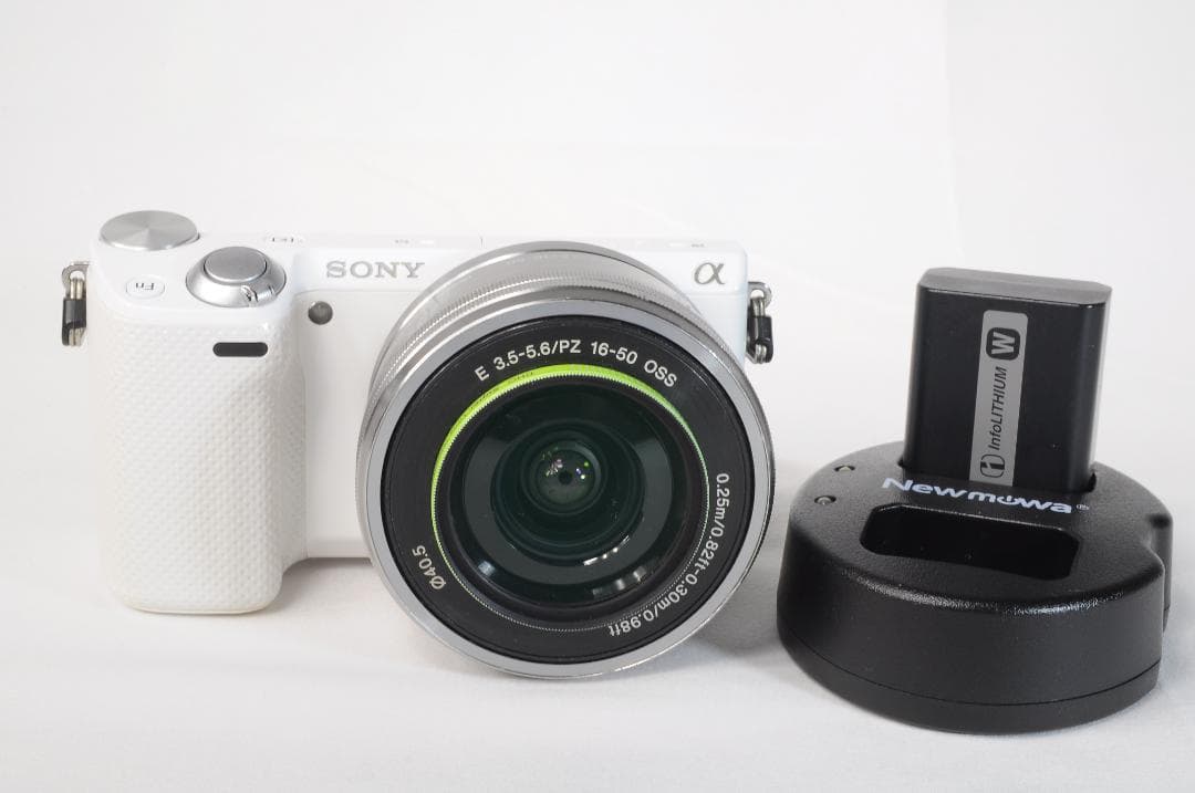SONY NEX-5R ホワイト SELP1650 レンズキット 良品