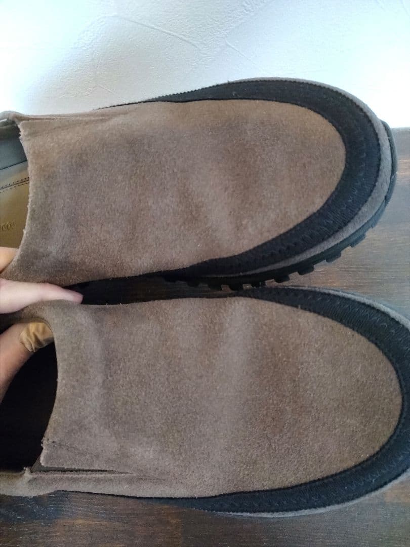 TODAYFUL Vibramsole Leather Sabot Mグリーン