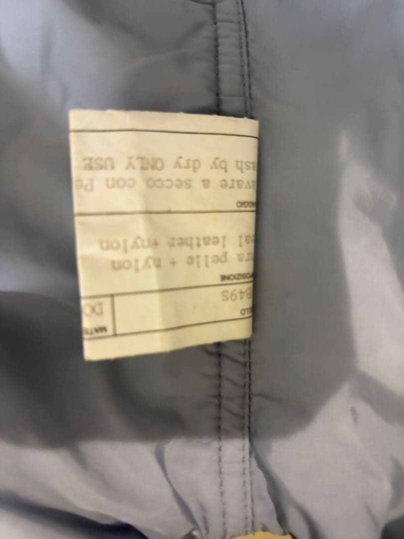 ERMANNO SCERVINOフェイクファー襟&ソフトスウェード&ナイロンジレ