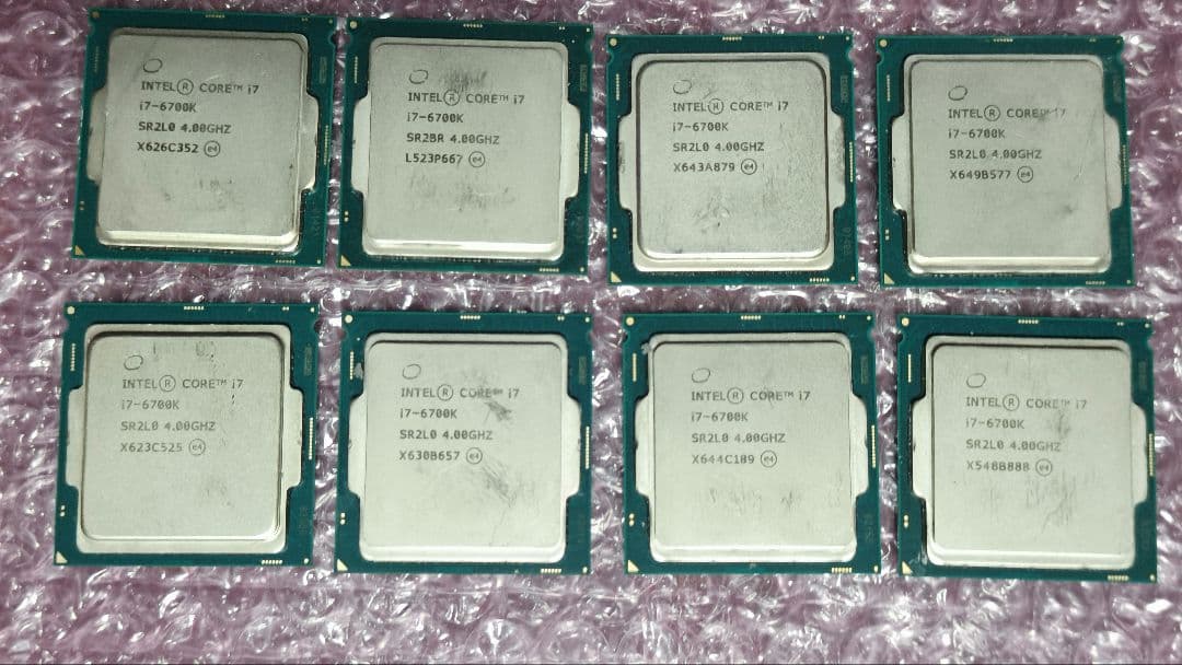 core i7 6700K 8個まとめ売り動作確認済み