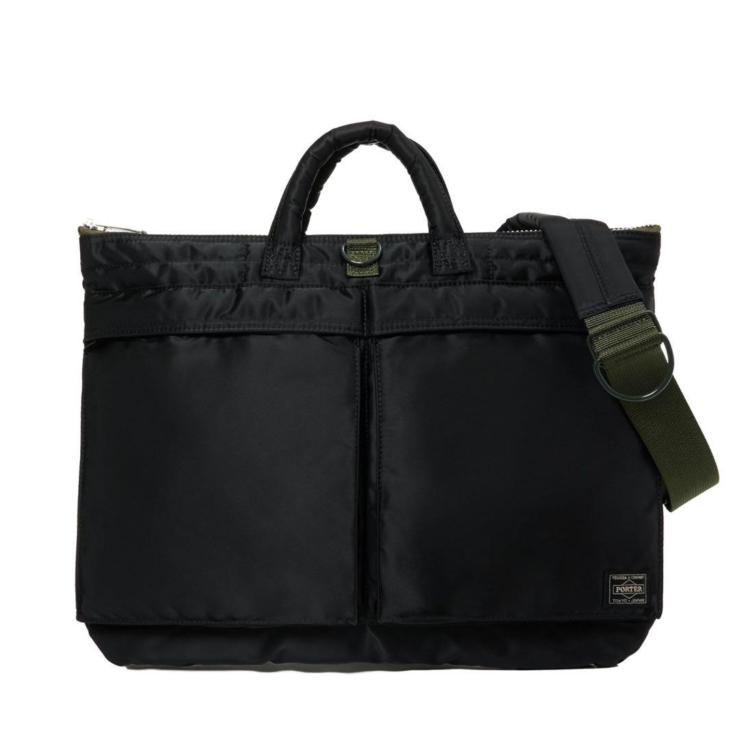 ポーター　タンカー ヘルメットバッグ　ショルダー　黒