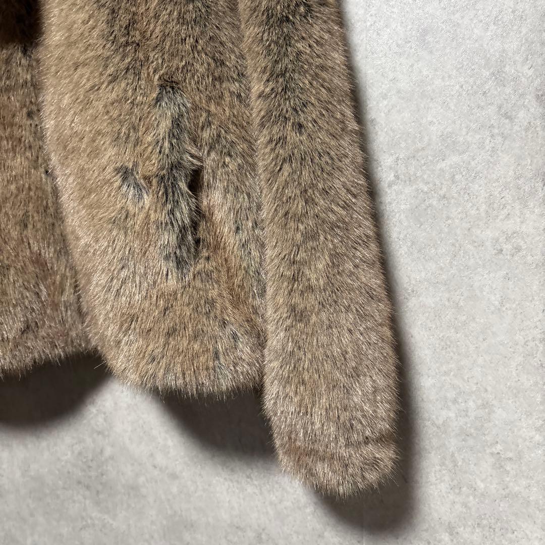 ZARA ザラ ショートフェイクファーコート M