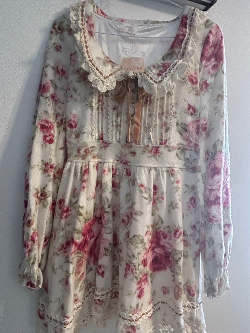 LIZLISA 花柄ワンピース&カーディガン　セット　姫ギャル