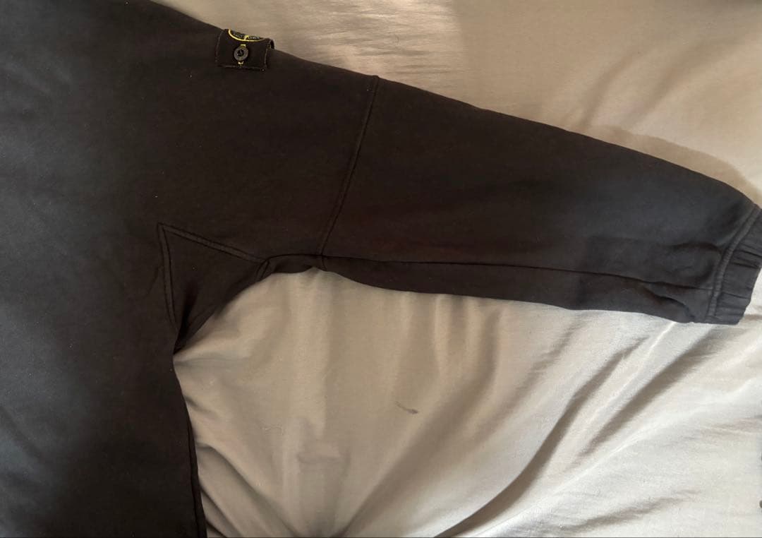 【裏起毛】STONE  ストーンアイランド スウェット ブラック M