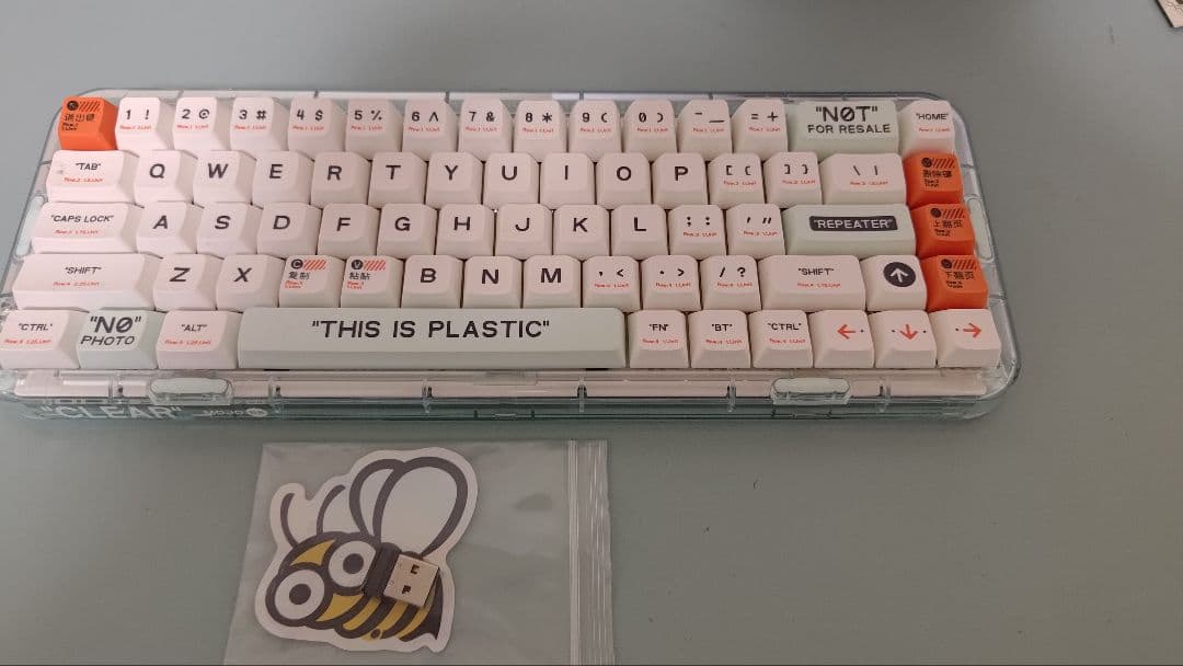 MELGEEK MOJO68 キーボード プラスチック