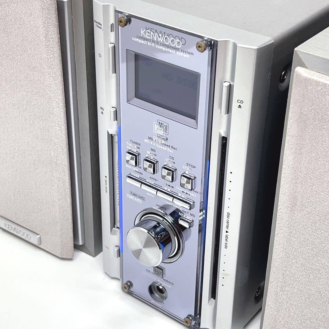 【美品】KENWOOD RD-ES7NETミニコンポ CD MDプレーヤー
