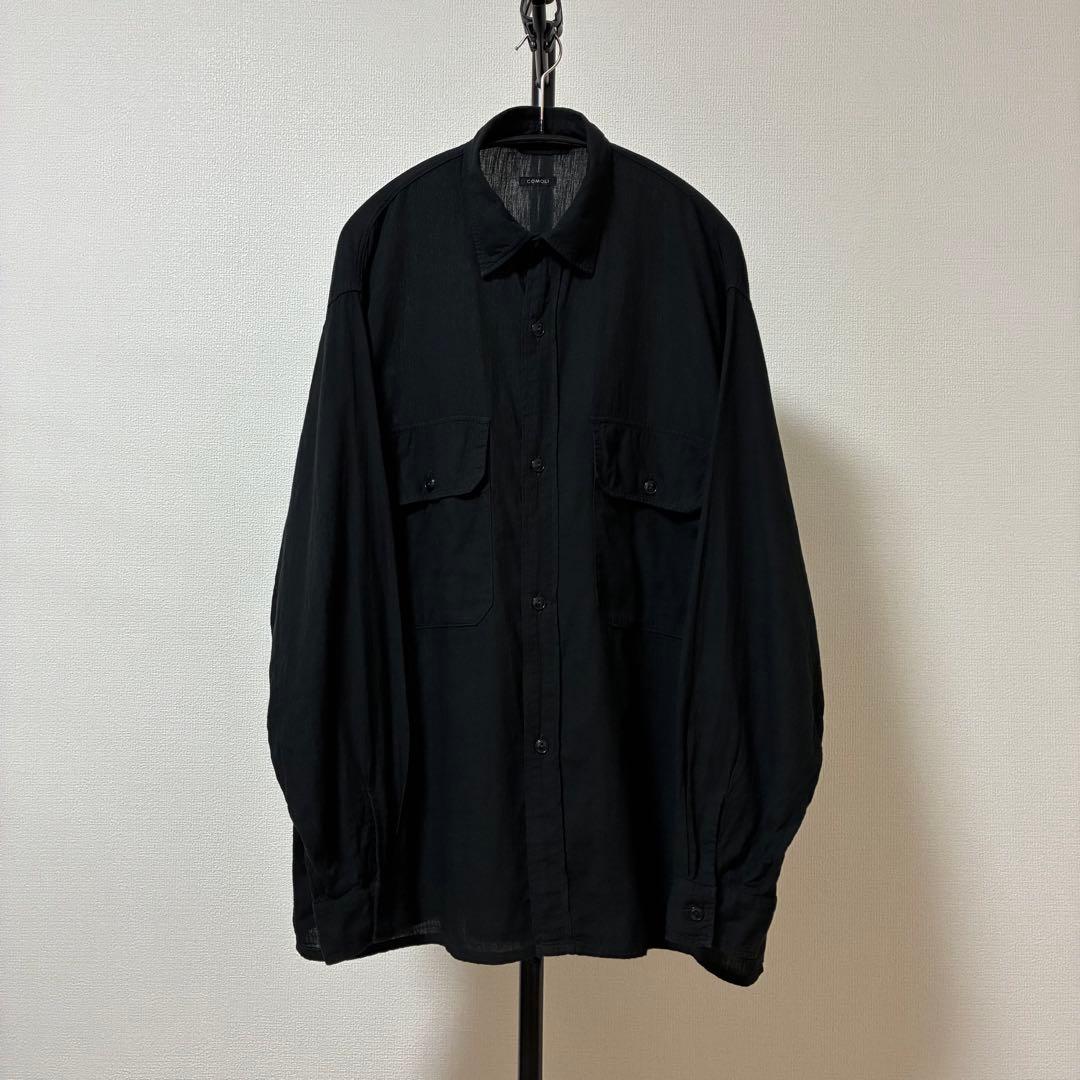 試着のみ✨ 21ss サイズ3 ベタシャン CPOシャツ　コモリ 黒