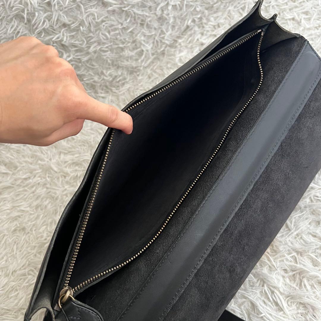 ポロラルフローレン ヘリテージ ブリーフケース ビジネスバッグ 黒 2way