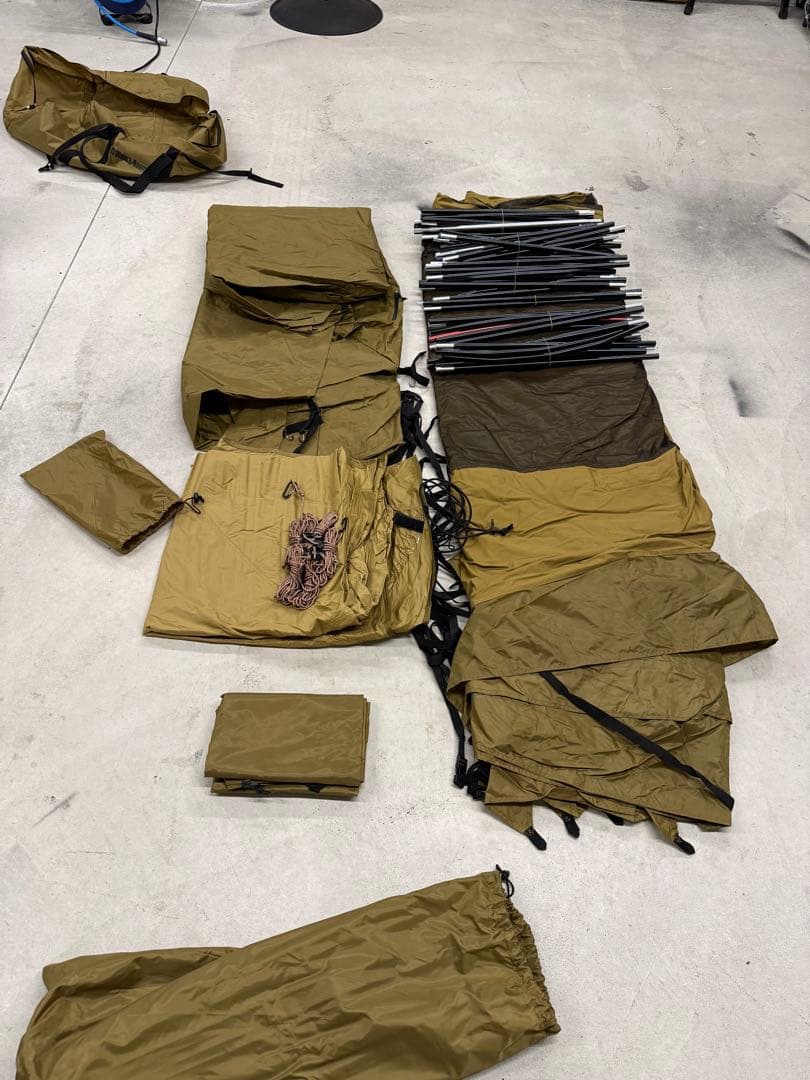 アルペン限定 廃番モデル コットン混テント 4〜5人用 使用1回 定価15万