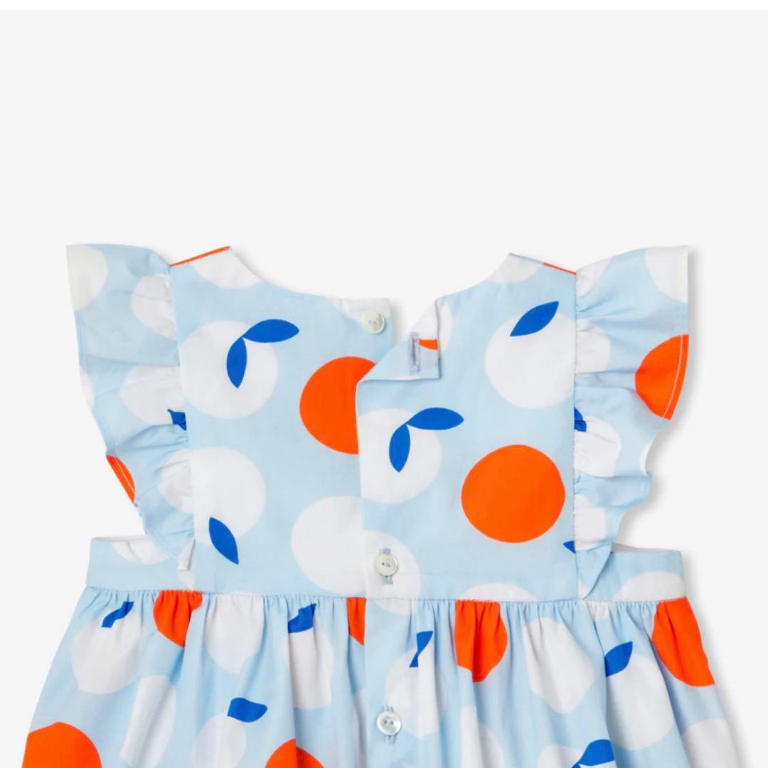 新品jacadi 18M 81cm 2025SSフリル付きワンピース ジャカディ