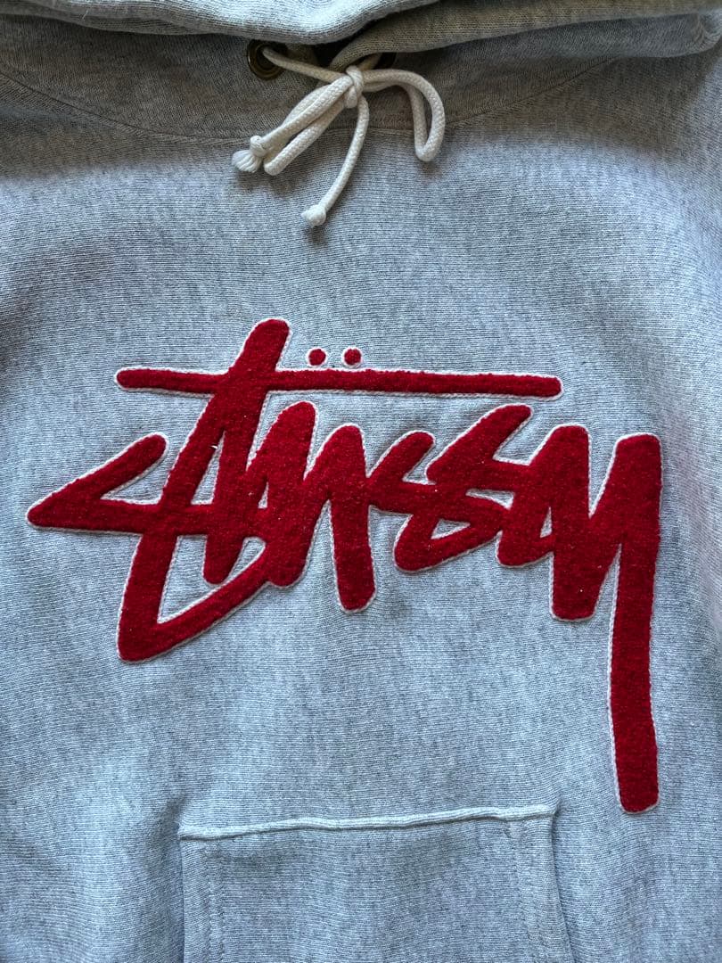 Champion Stussy reverse weave パーカー コラボ