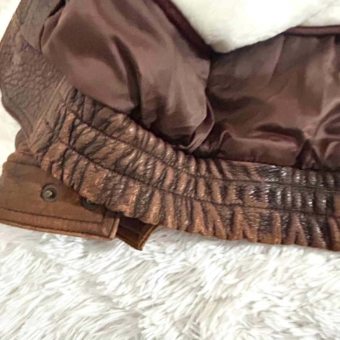 Wind Armor 本革 G-1型 ボアレザージャケット L ヴィンテージ