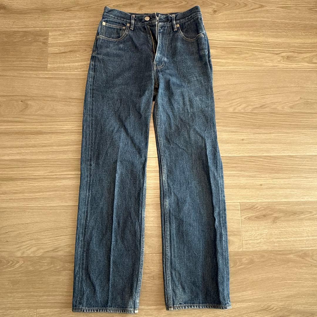 AURALEE オーラリー ハードツイスト デニム 5 ポケットパンツ 25